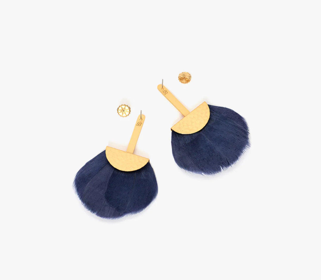 Brackish Tucket Blue Grecian Earring