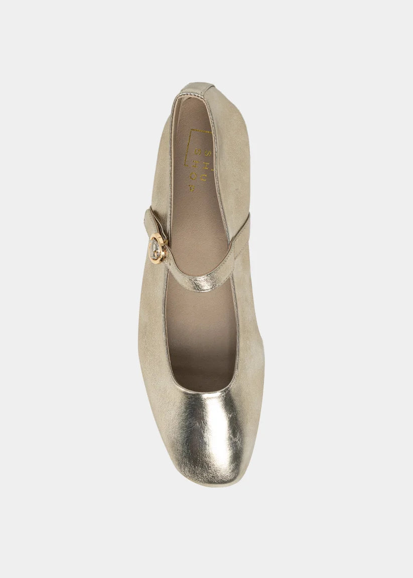 Shu Shop Annabelle Gold Flat