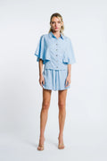 Ciebon Blue Smocking Shorts