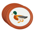 Mud Pie Mallard EMB  Icon coaster