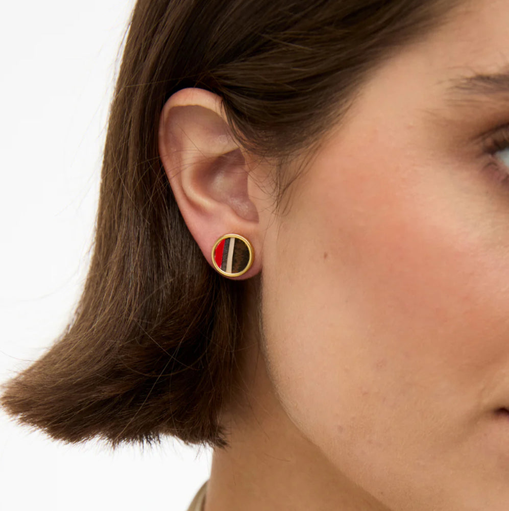 Brackish Hazel Bezel Jacket Earring