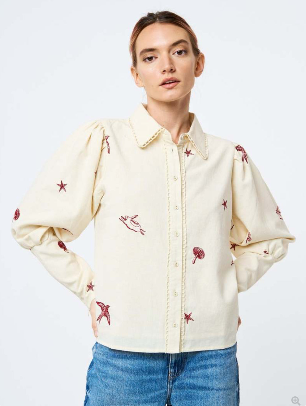 Ciebon Cara Park Life Embroidered Top