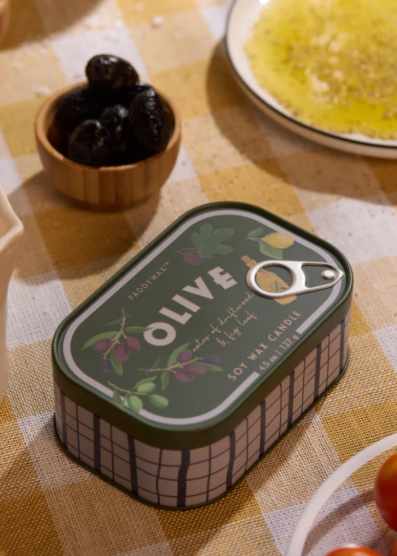Paddywax Bistro 4.5oz Fig and Olive Tin Candle