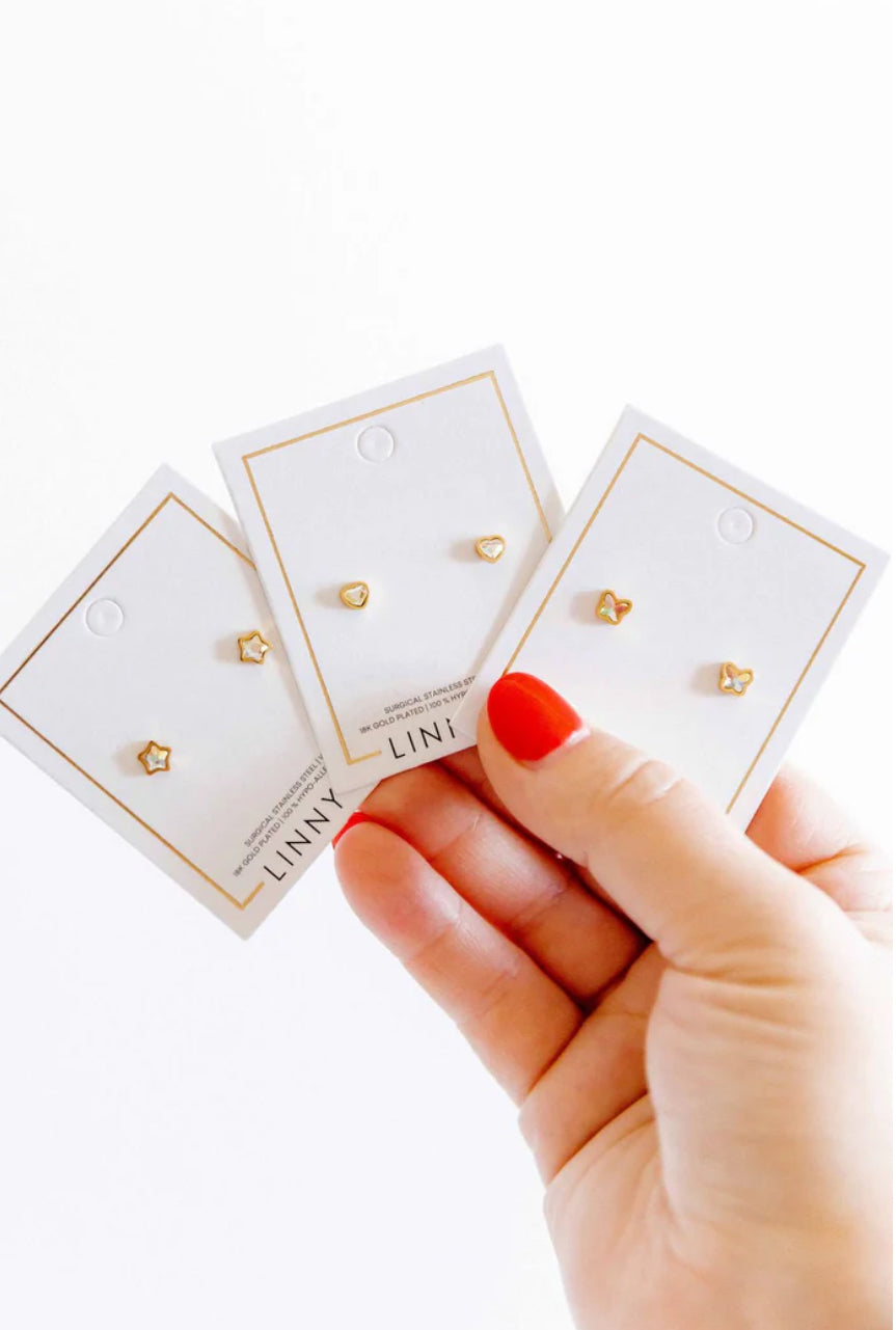 Linny & Co Screwback Stud Earring Polly Star