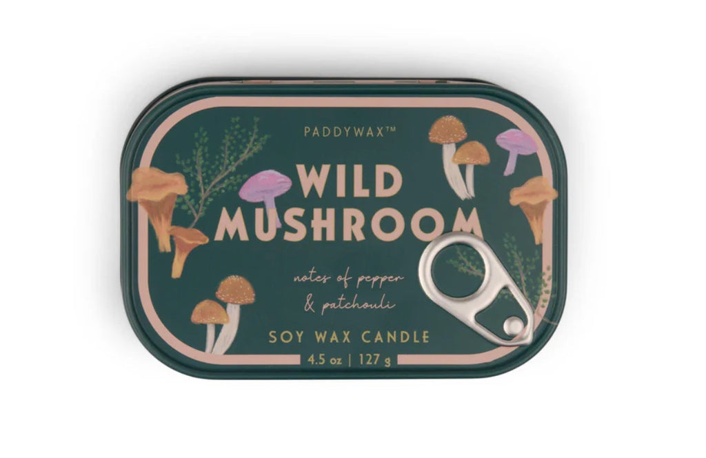 Paddywax Bistro 4.5oz Wild Mushroom Tin Candle