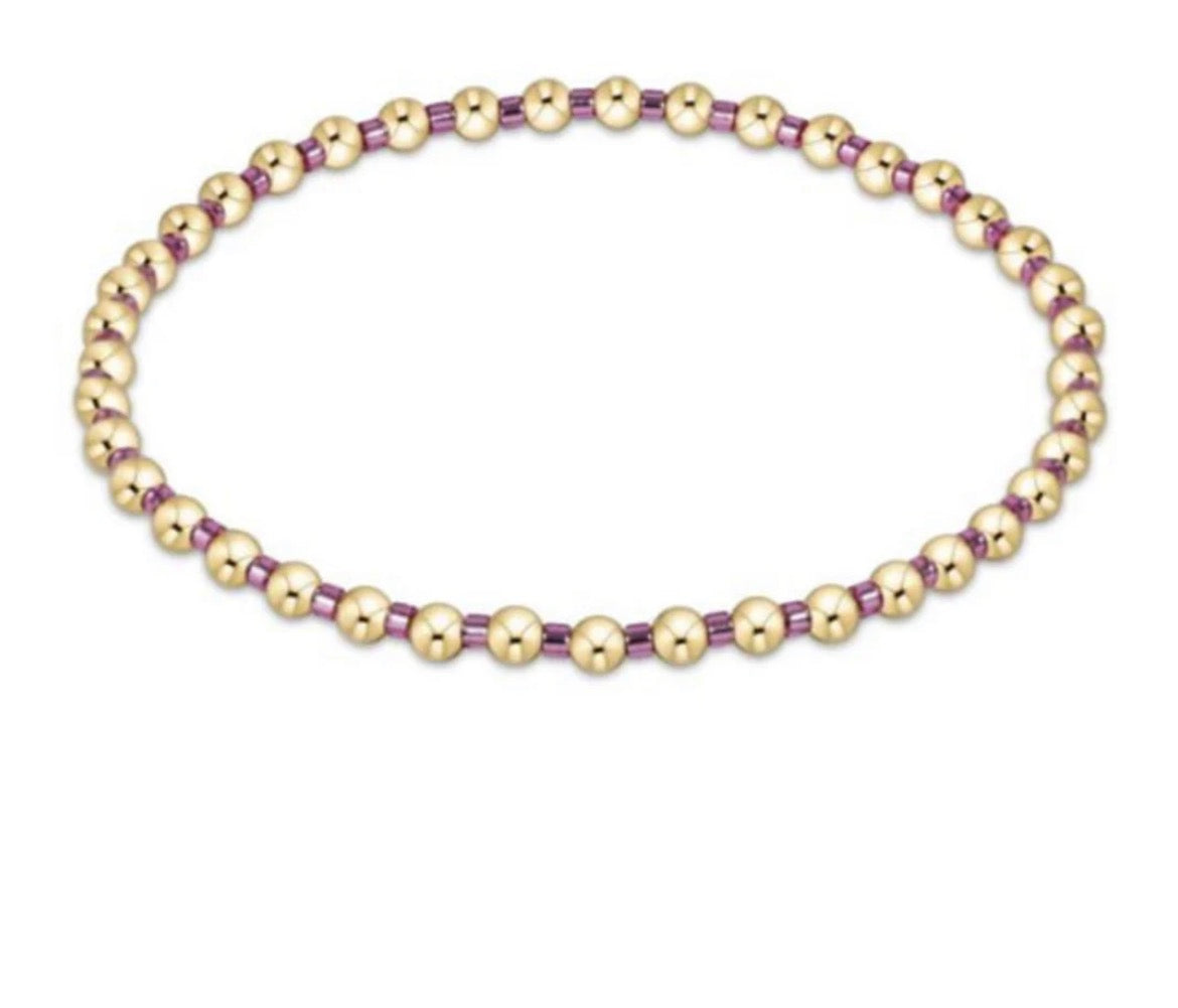 Enewton Hope Grateful Bracelet- Pink Metallic