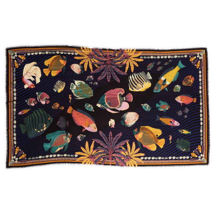 Two Chic Rectangle Silk Scarf