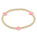 Enewton Signature Cross 3mm Bracelet- Pink