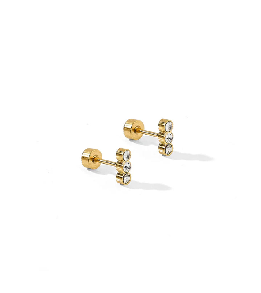 Linny & ConScrewback Stud Earring Poppy