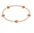 Enewton Small Signature Cross 2mm- Coral