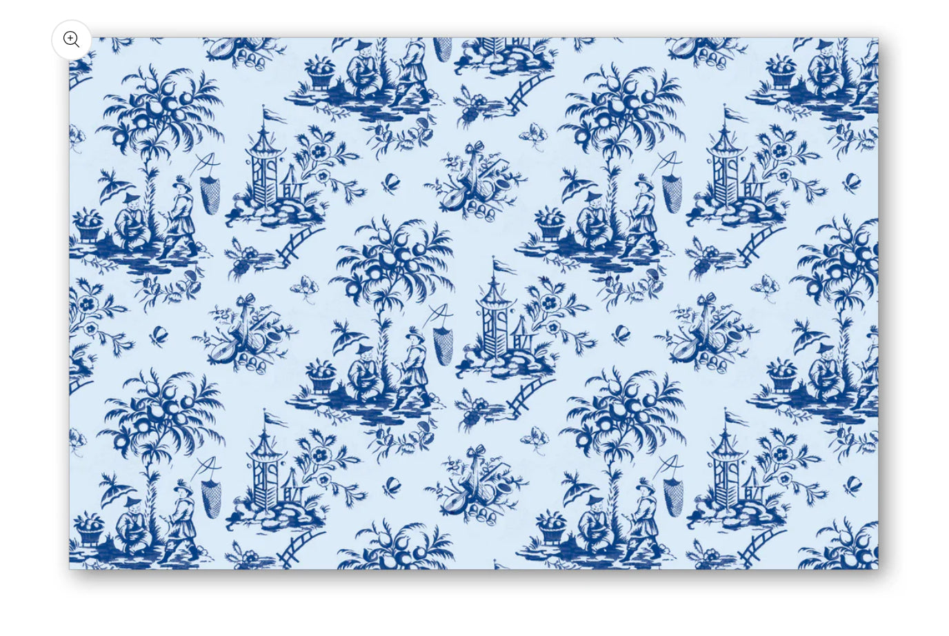 Maison De Papier Chinoiserie Couple Navy Placemats