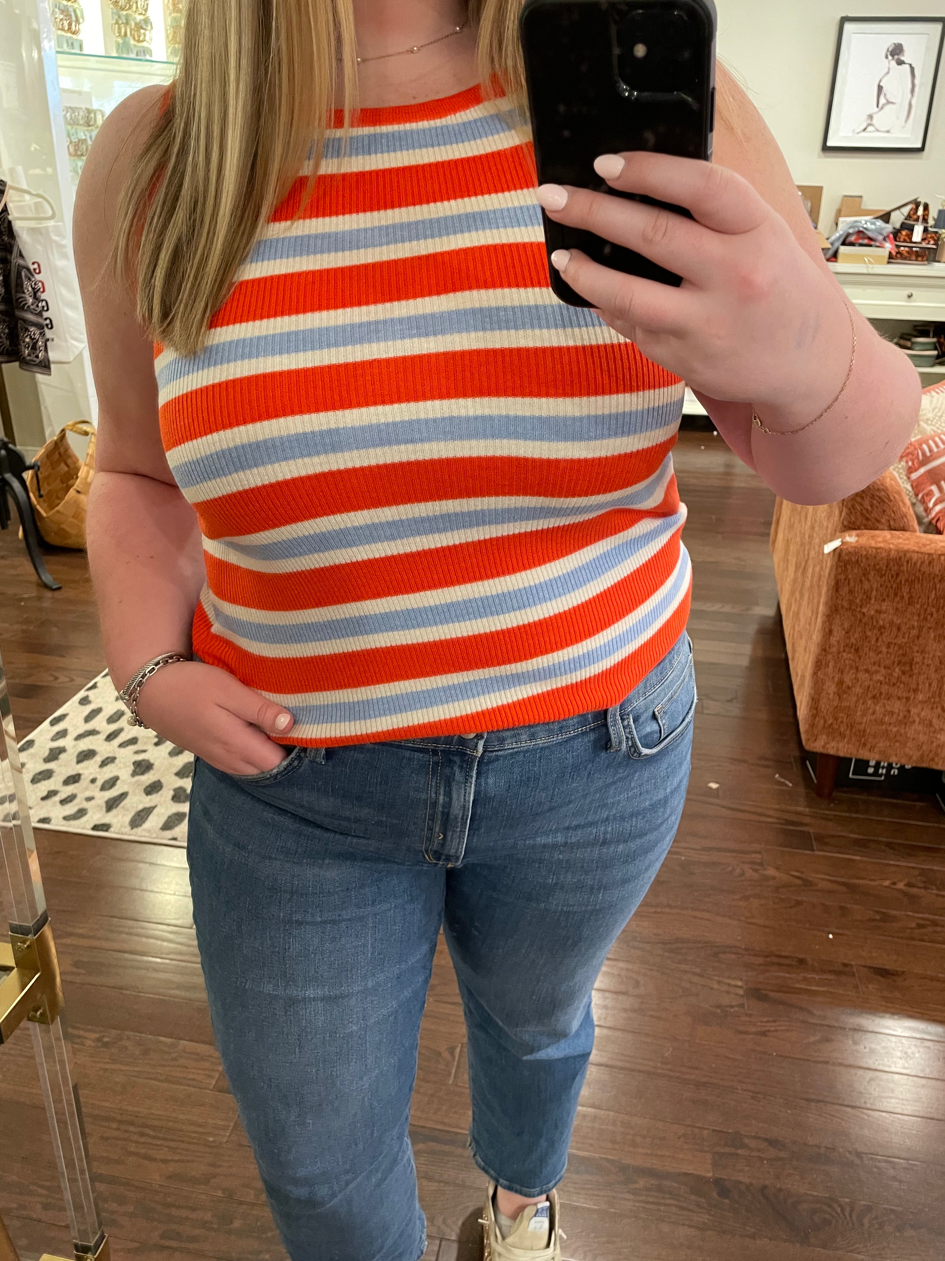 FRNCH Striped Summer Tank
