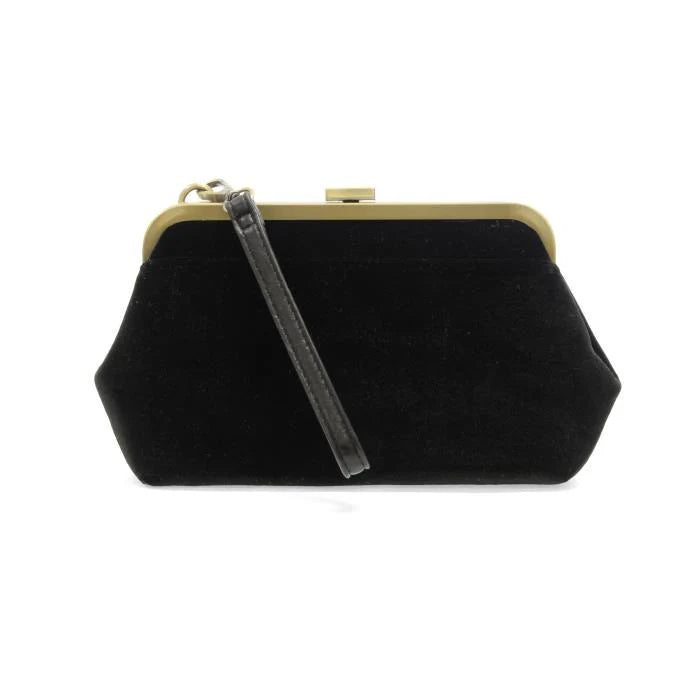 Susan Joy Vivie Frame Lock Convertible Crossbody/Wristlet