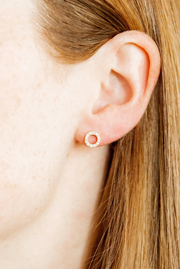 Linny & Co Screwback Stud Earring Lainey Gold