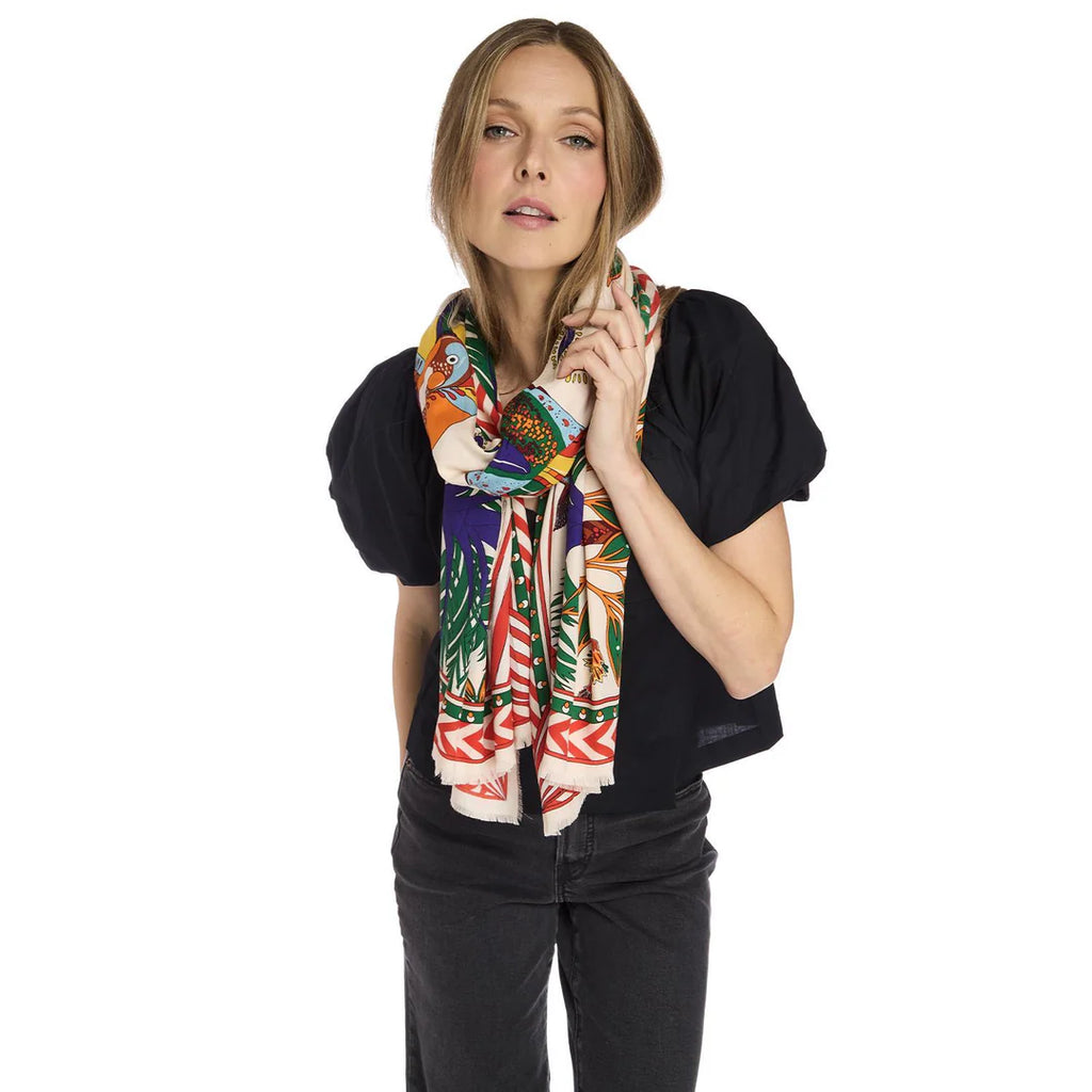 Two Chic Rectangle Silk Scarf