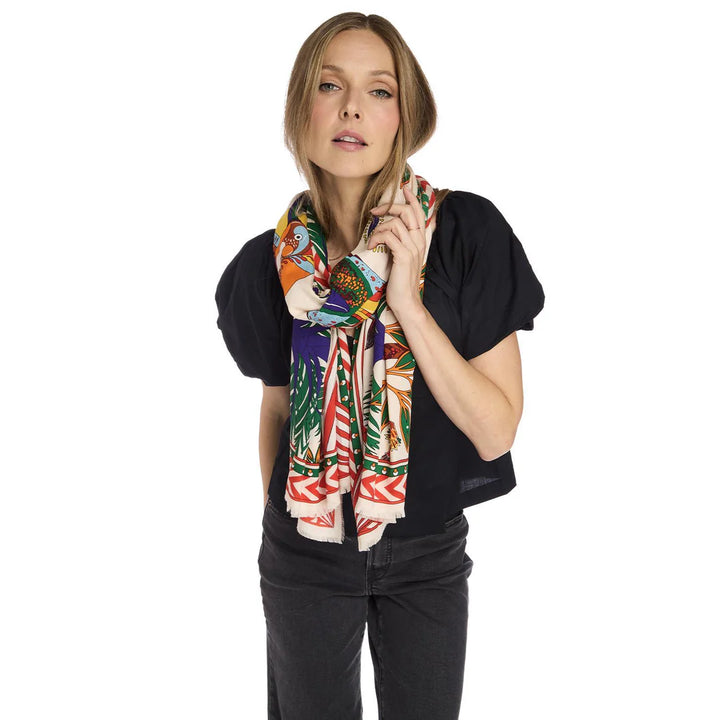 Two Chic Rectangle Silk Scarf