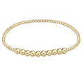 Enewton Classic Gold Beaded Bliss Bracelet 4MM