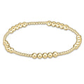 Enewton Classic Blissful Pattern Bracelet 4MM Gold