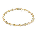 Enewton Classic Sincerity Pattern Bead Bracelet Gold