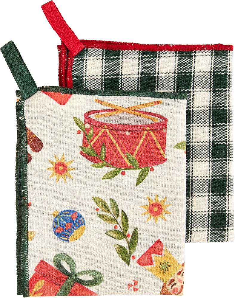 Mud Pie Nutcracker Towel Set