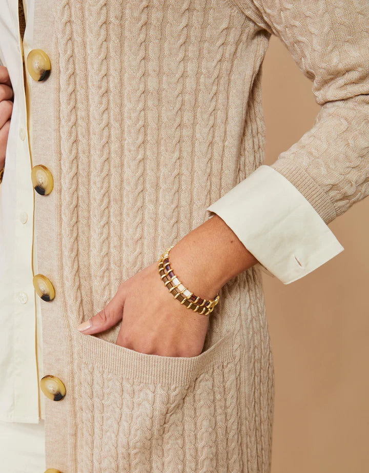 Lila Stretch Bracelet Bronze