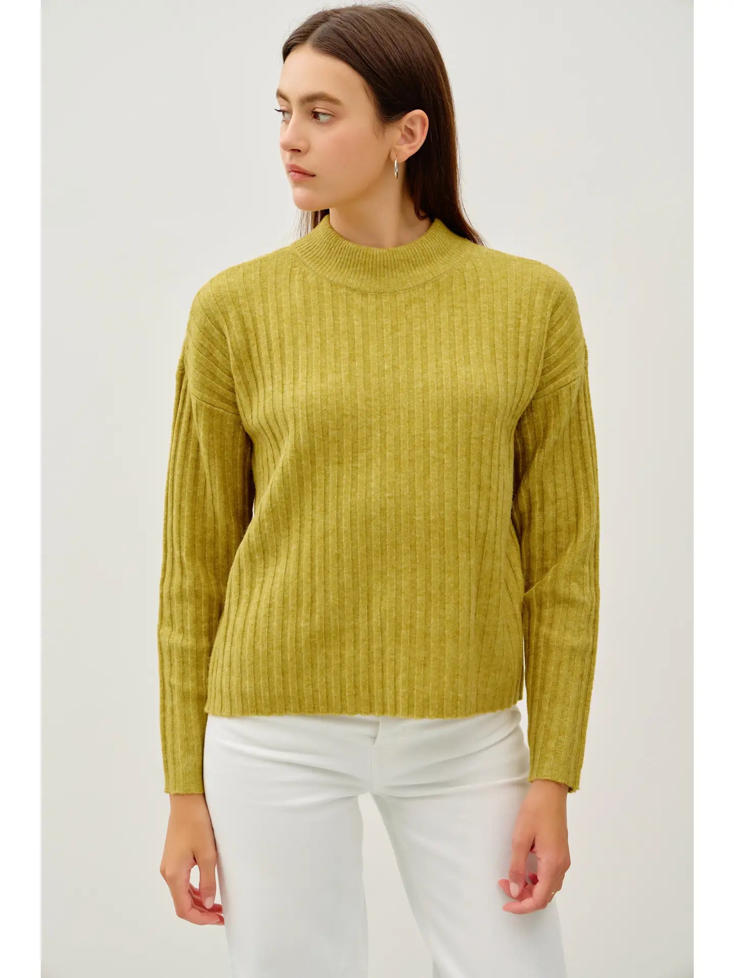 Chunky Mock Neck Sweater