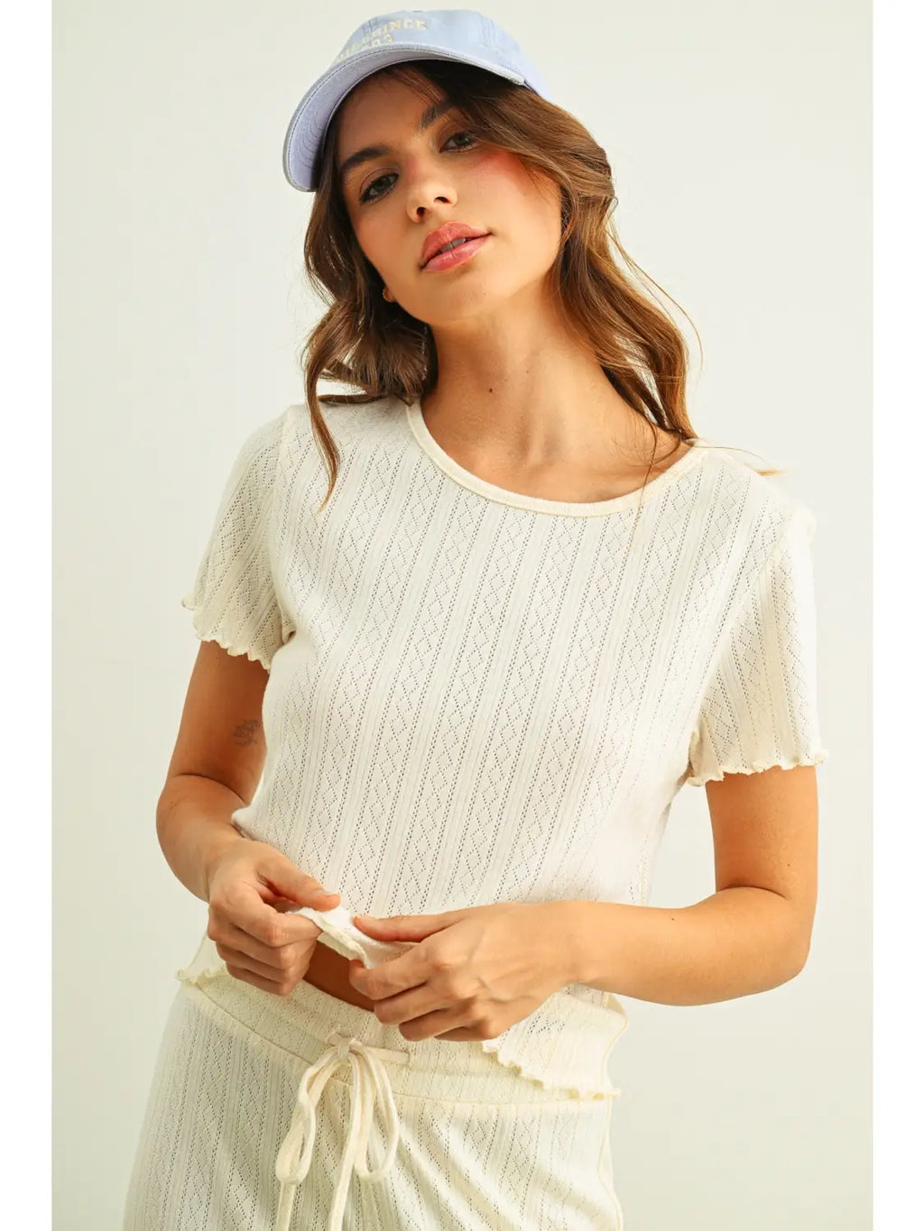 Miou Muse Pointelle Shirt