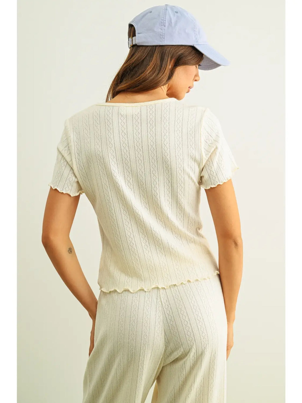 Miou Muse Pointelle Shirt