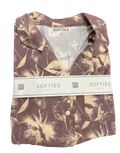 Softies Aria Slim Notch Collar Short PJ Set