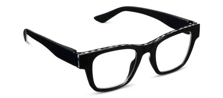Peepers Bernadette Black Reading Glasses
