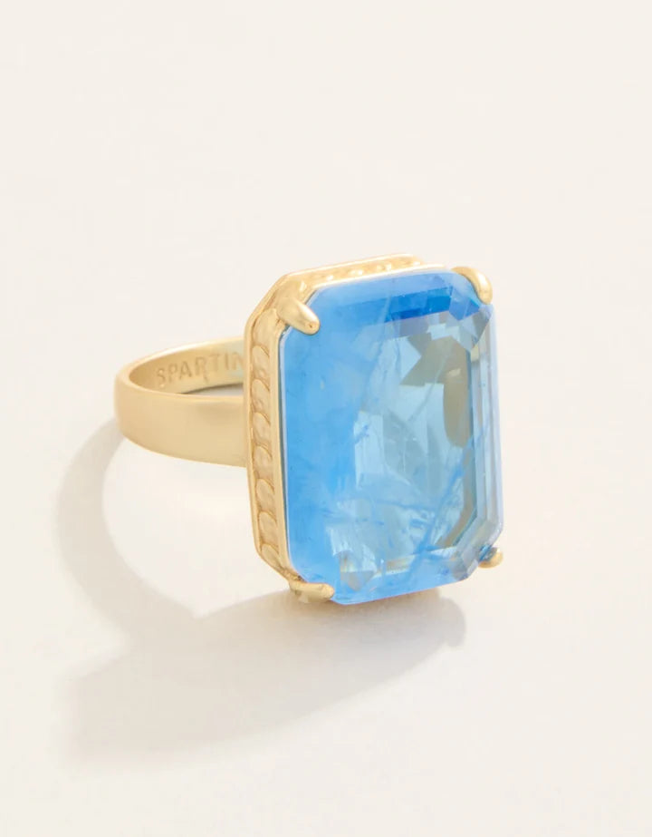 Spartina 449 Naiad Rectangle Ring Blue