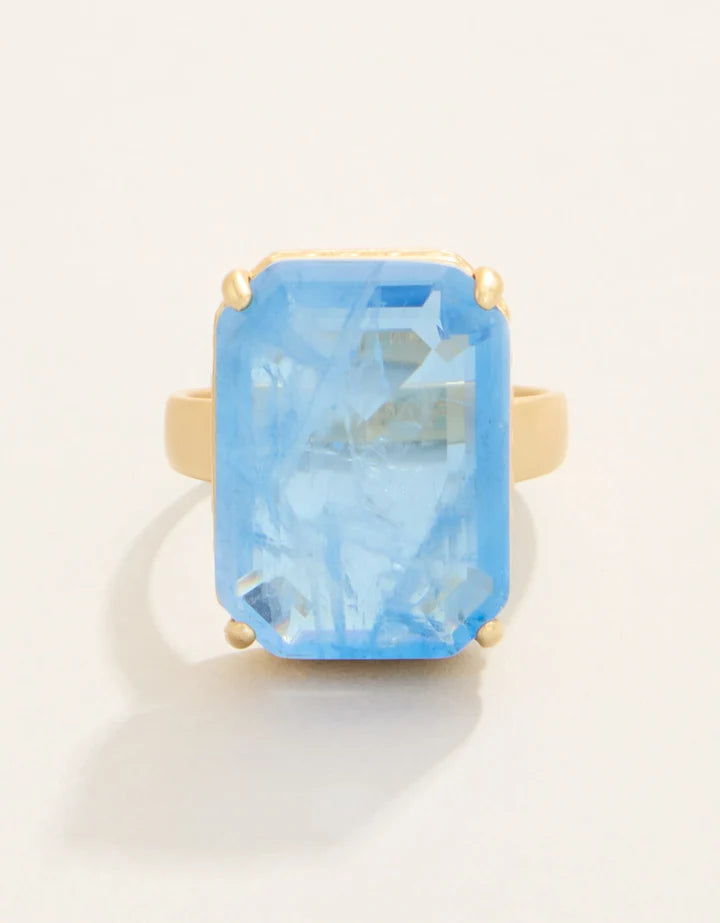 Spartina 449 Naiad Rectangle Ring Blue