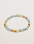 Spartina 449 4mm Stone Stretch Bracelet Blue/Green