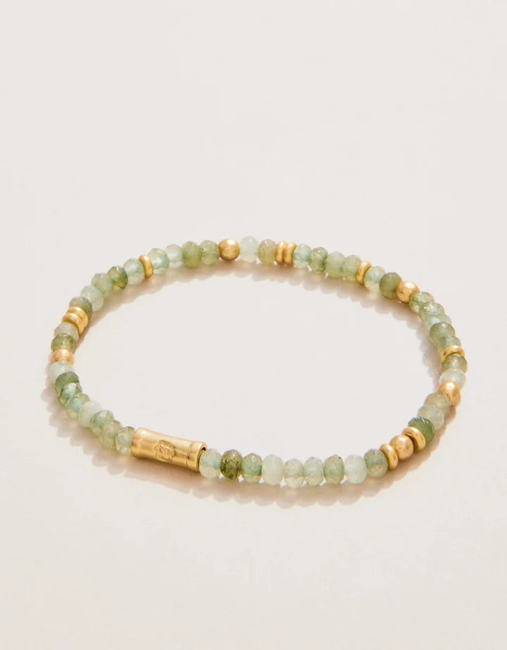 Spartina 449 Stone Stretch Bracelet Green