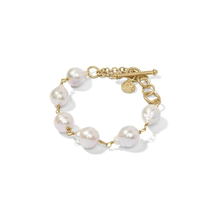 Spartina 449 Ann Pearl Toggle Bracelet Pearl White