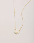 Spartina 449 Clara Window Necklace 17” White Opal