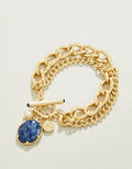 Spartina 449 Coralie Toggle Bracelet Blue Gold