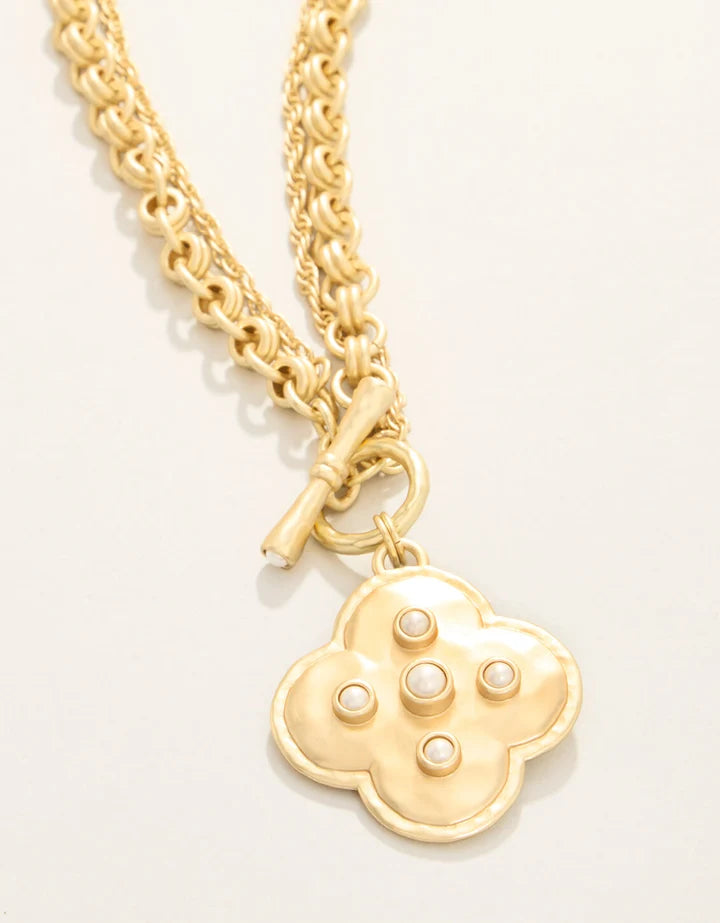 Spartina 449 Estate Toggle Necklace 18” Pearl