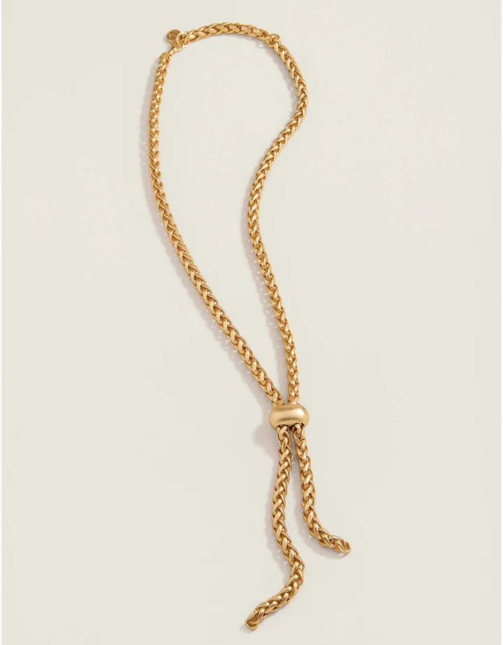 Spartina 449 Goddess Lariat Necklace 18” Gold
