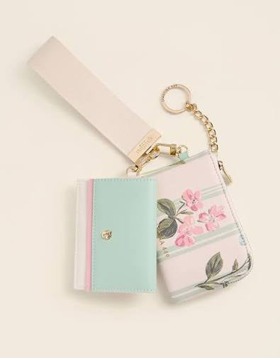 Spartina 449 Grab-n-Go Dual Wristlet Blooming Stripe