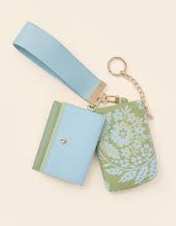 Spartina 449 Grab-n-Go Dual Wristlet Heritage Scroll Green