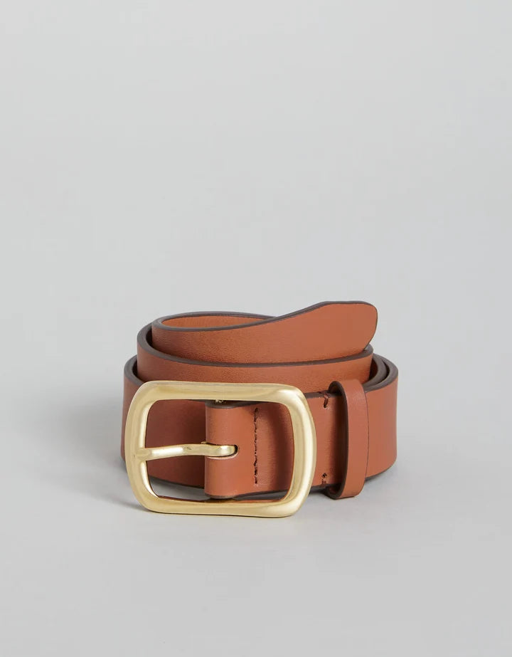 Spartina 449 Leather Belt Saddle Brown