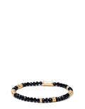 Spartina 449 Stretch Bracelet 4mm Jet Black