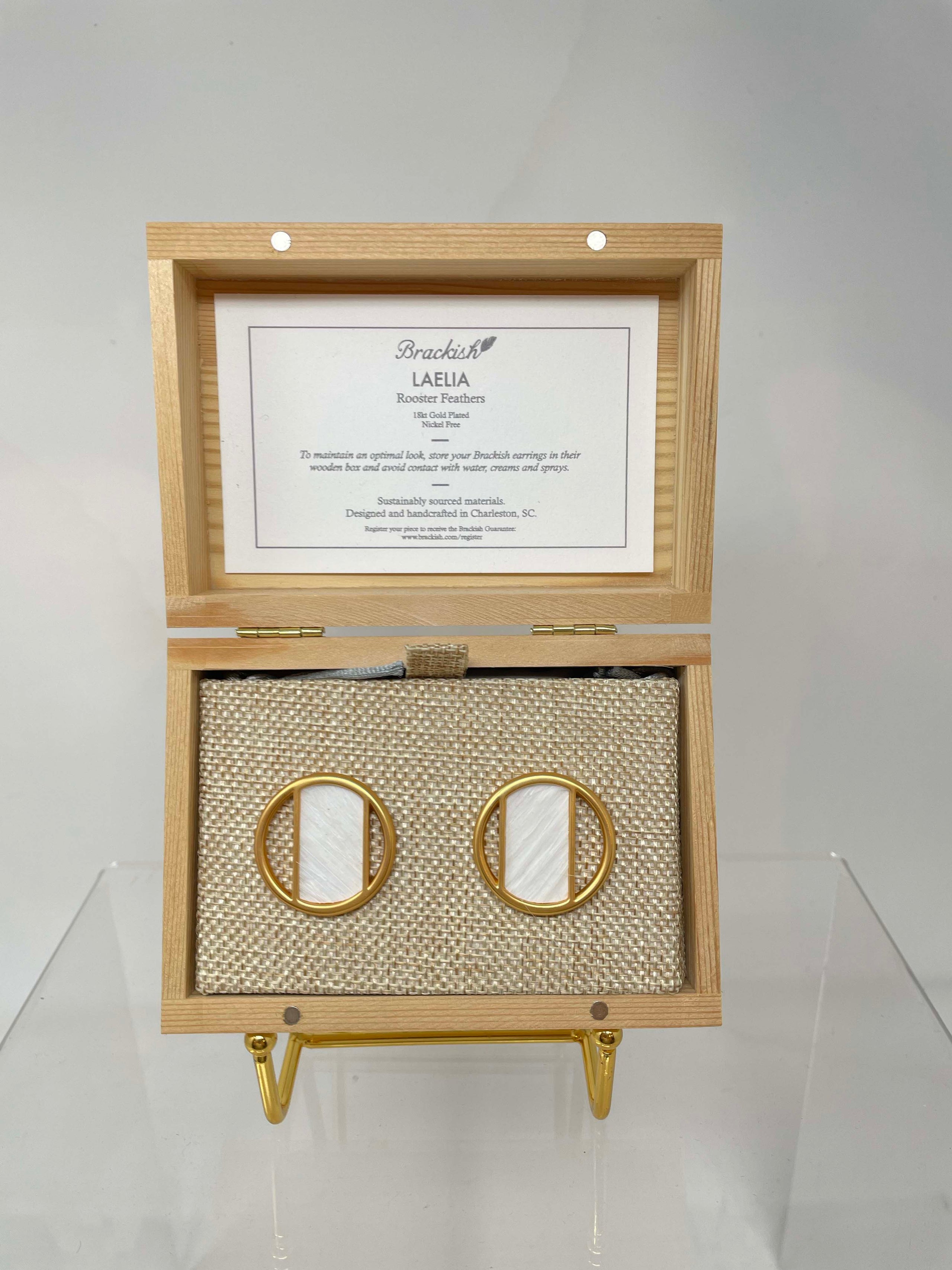 Brackish Laelia Earrings