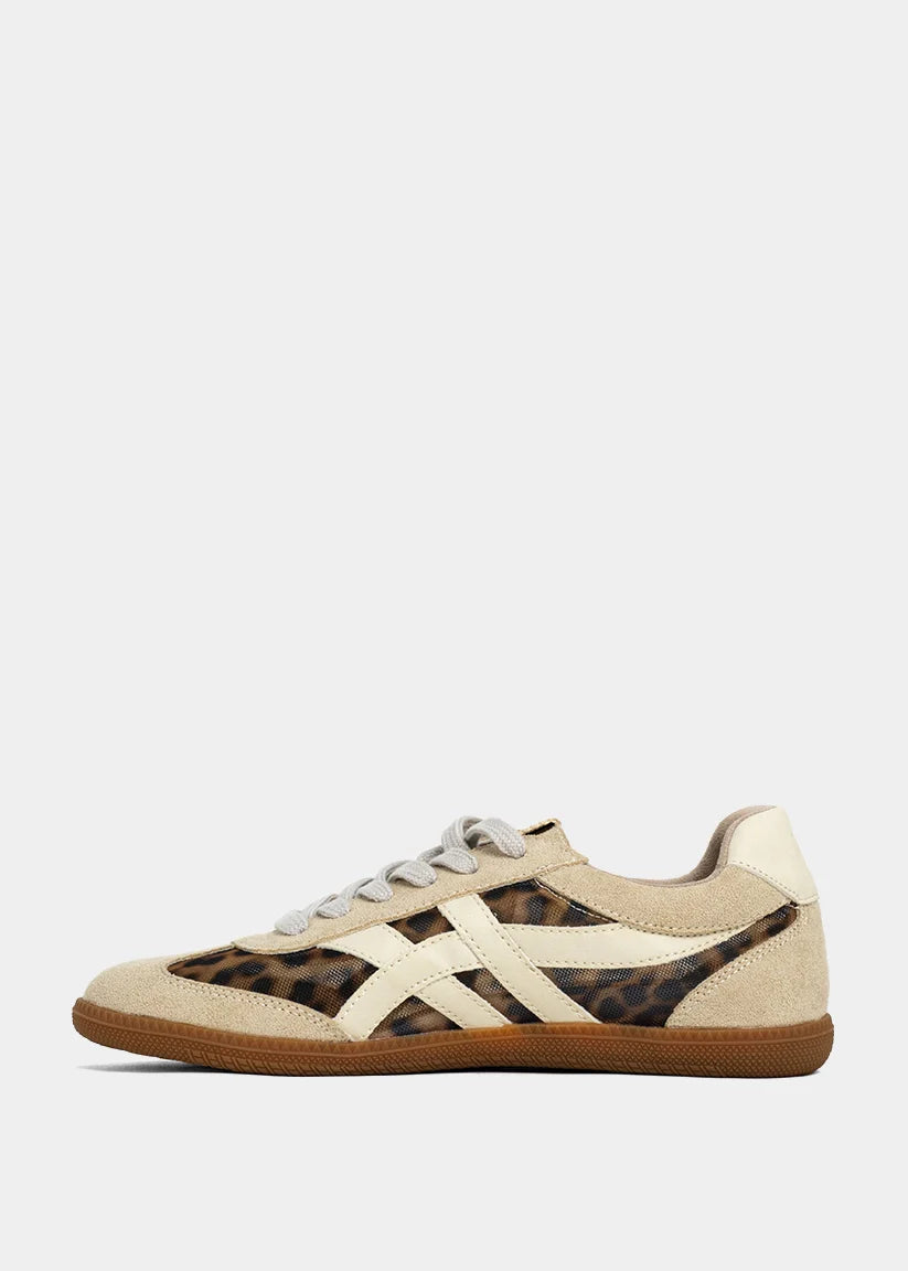 Sasha Leopard Mesh Sneaker