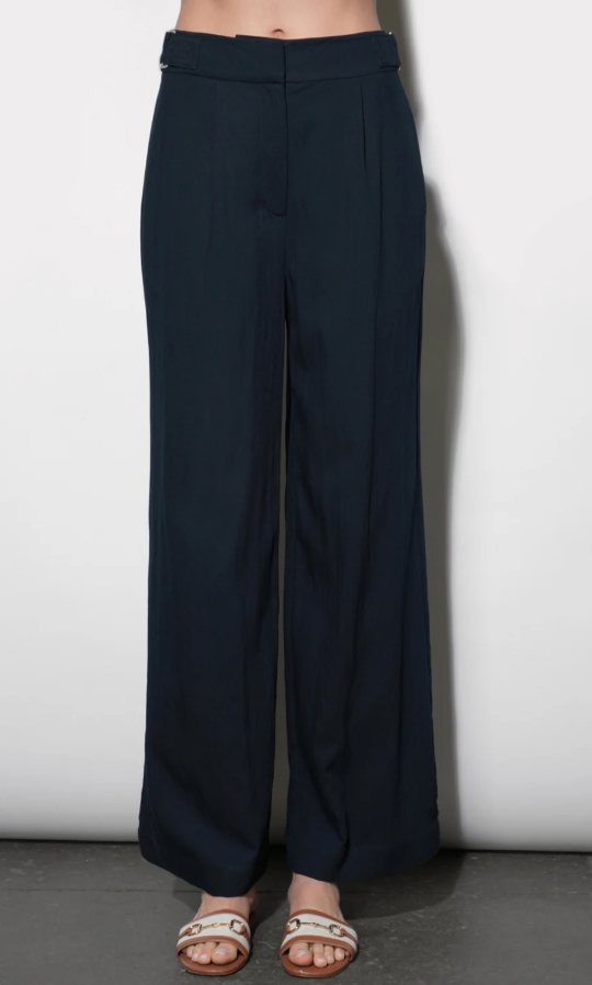 Greylin Lacey Wide Leg Navy Pants