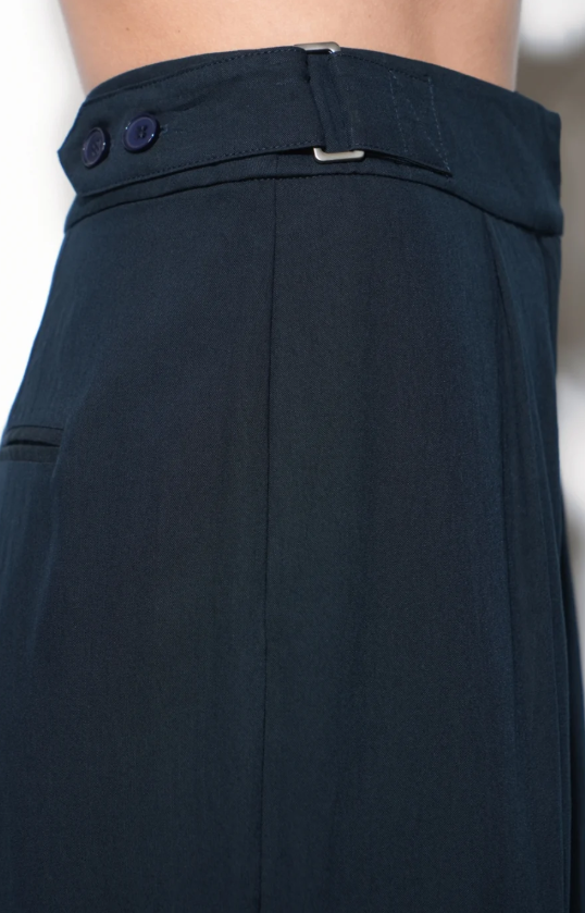 Greylin Lacey Wide Leg Navy Pants