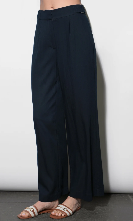 Greylin Lacey Wide Leg Navy Pants