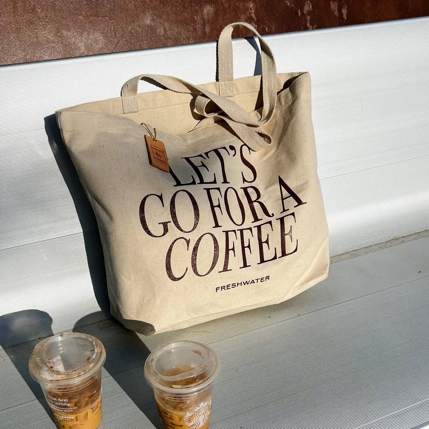 Let's Go For A Coffee Tote