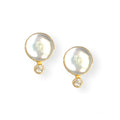 Dina Mackney Doublet Topaz Stud Earring